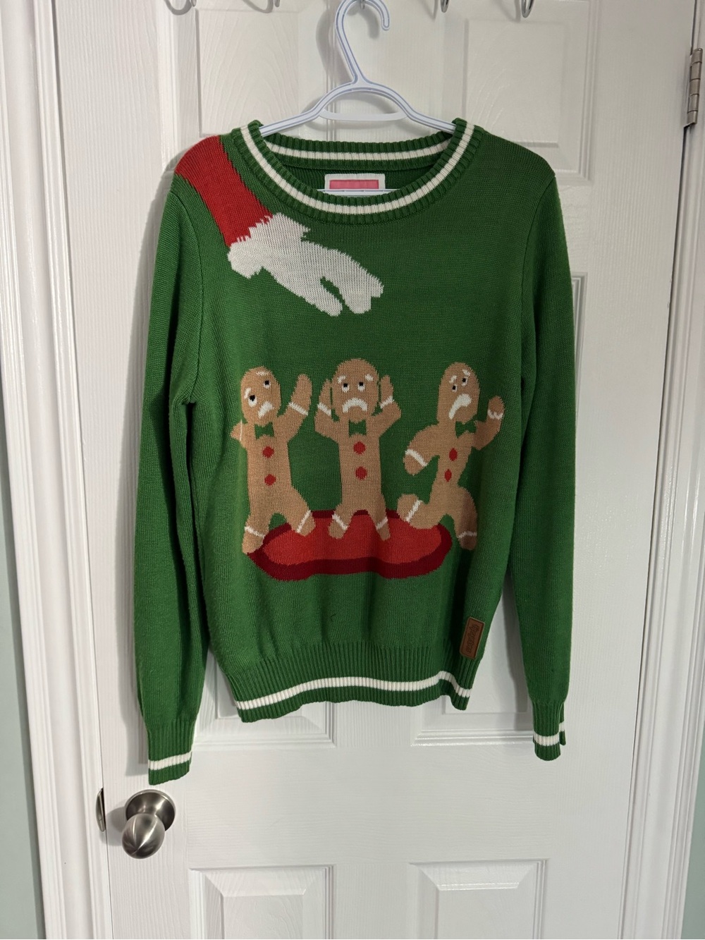 Green Gingerbread Crewneck Sweater
